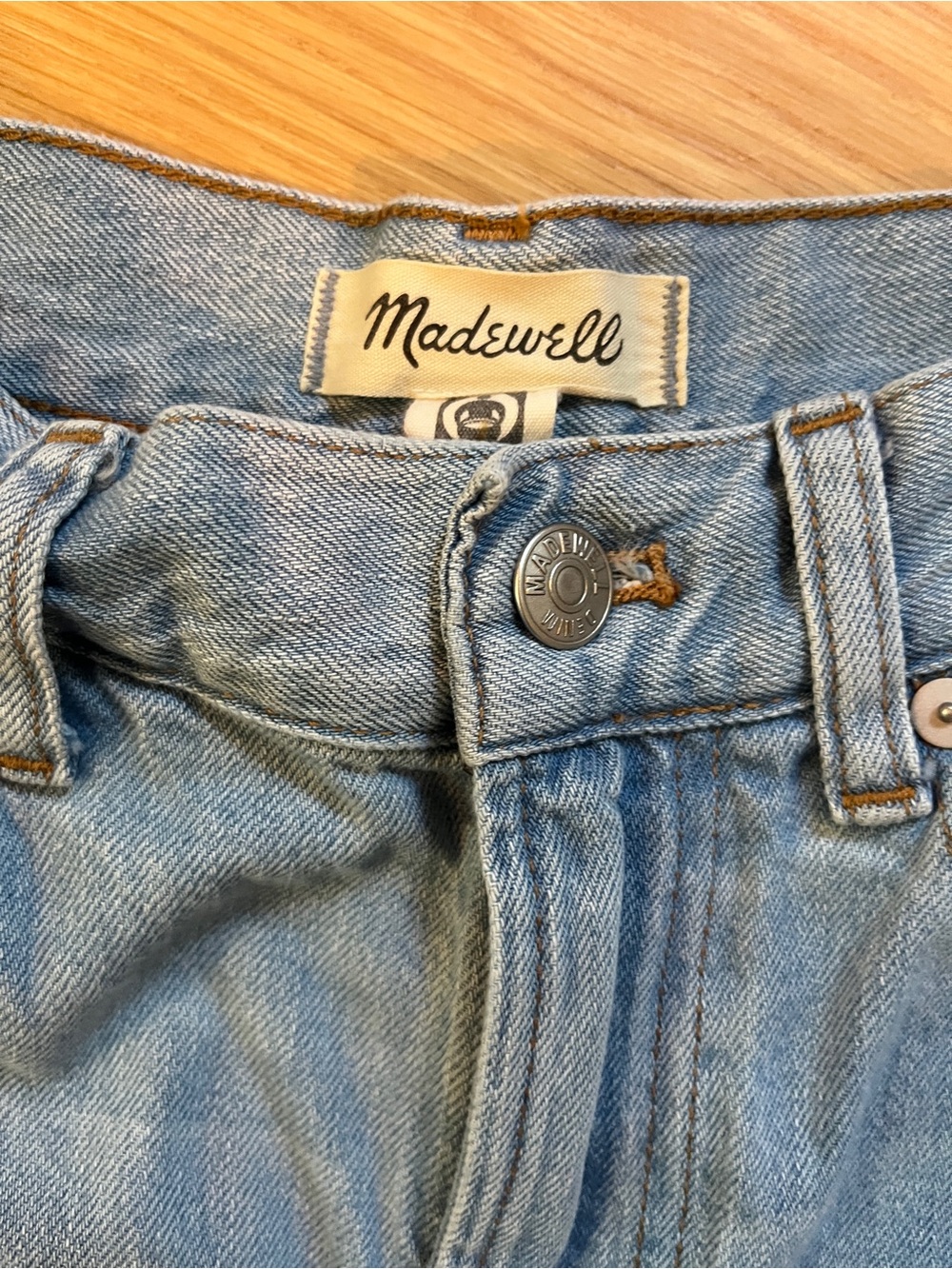 Madewell “The Perfect Vintage Wide Leg Cropped Jean” - Picture 3 of 4